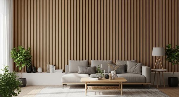 Le panneau mural tasseau bois : la tendance déco chaleureuse et moderne